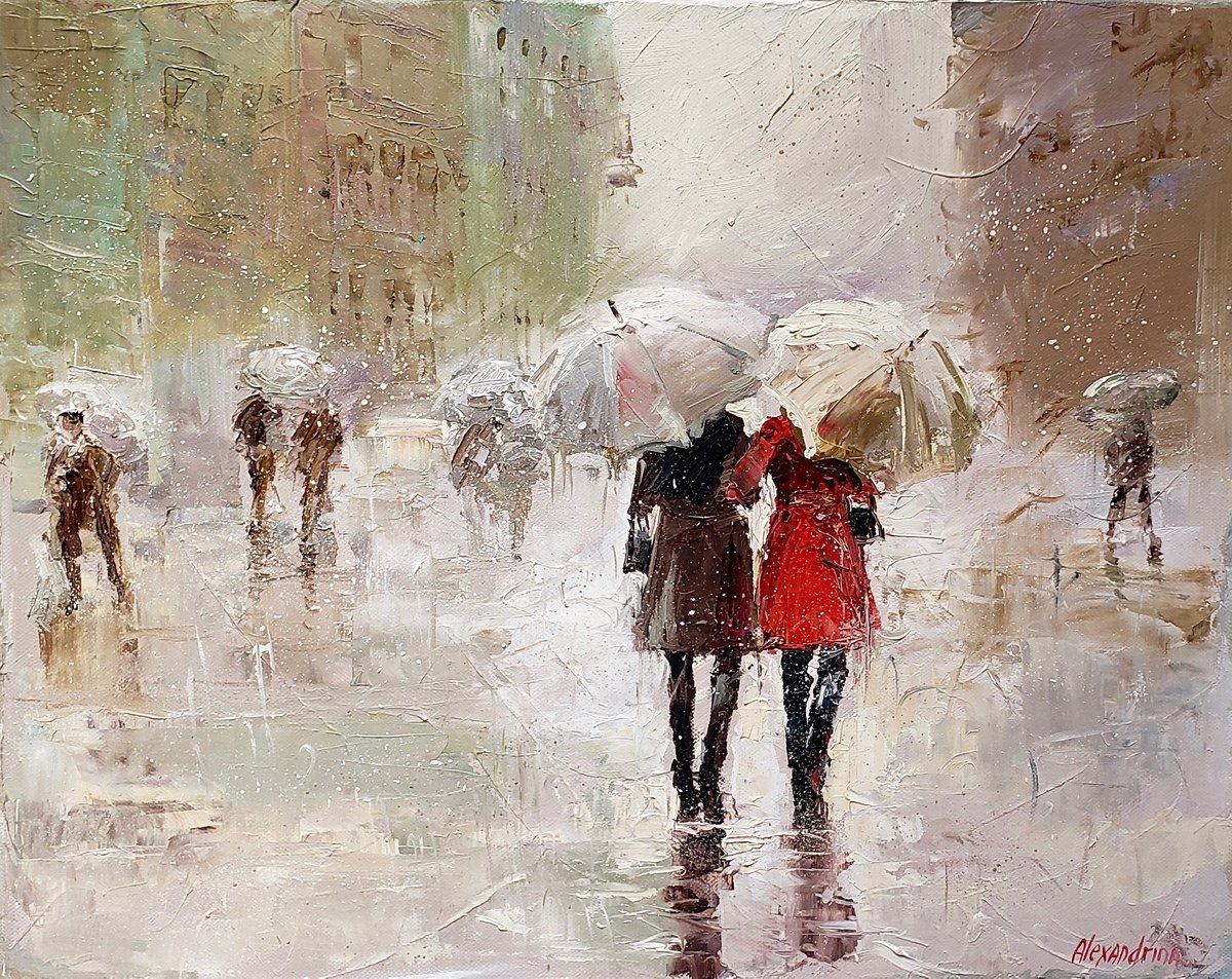 City Lights B-40. New York By Irina Alexandrina, 20 X 16, Artwork For Sale On Artfinder