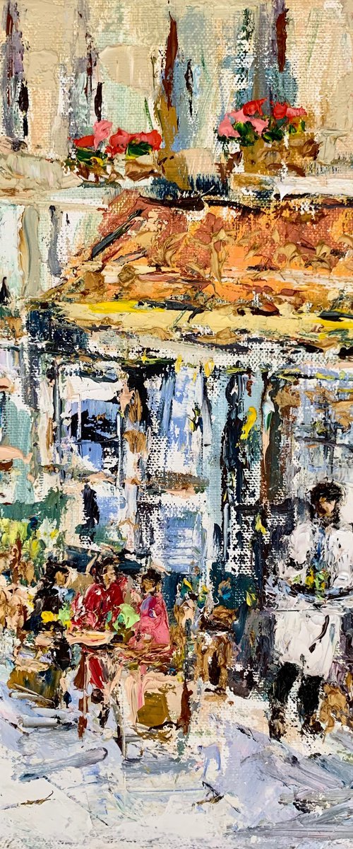 Café Montmartre in Paris by Vilma Gataveckienė