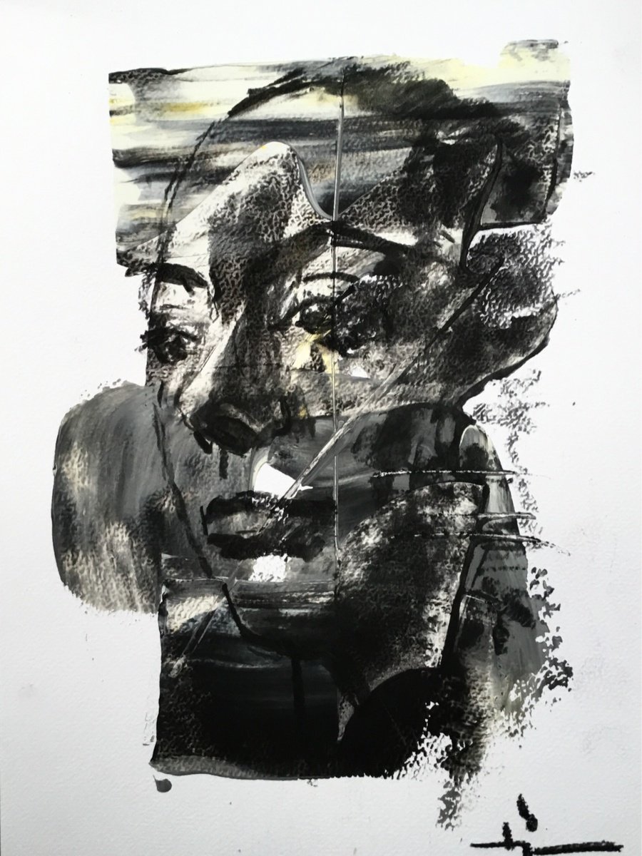 Expressive Charcoal Drawing , Prime Girl By Dominique Deve, 8 X 11, Artwork For Sale On Artfinder