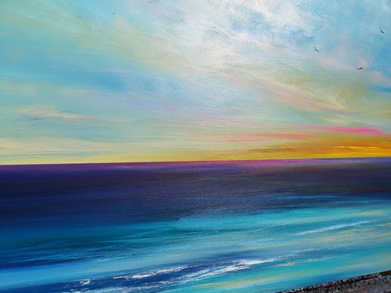 Call It Dreaming - Cornish Seascape, Art, Skyscape