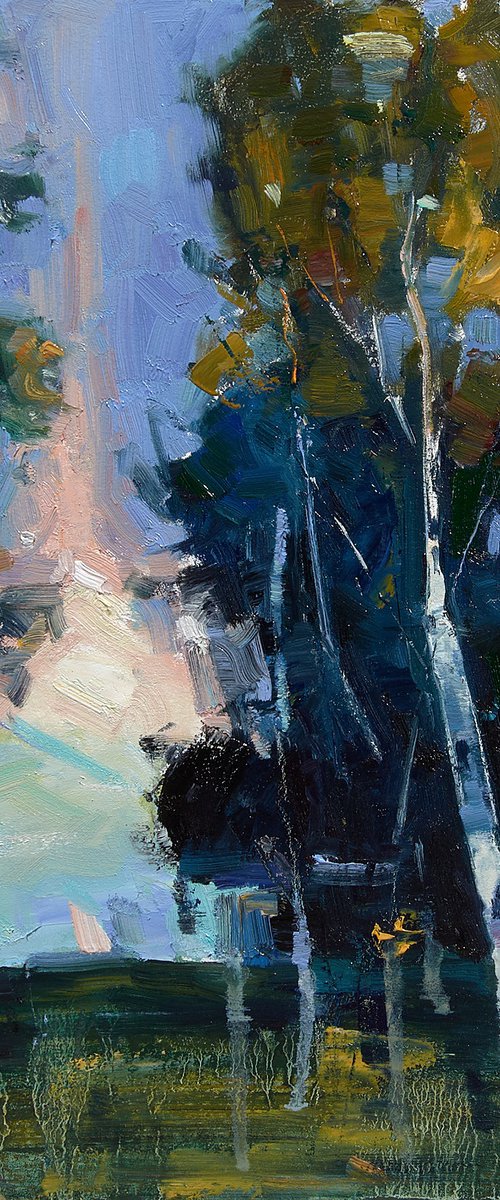 Atmospheric Study No. 23 — Summer Evening by Daria Zavadenko