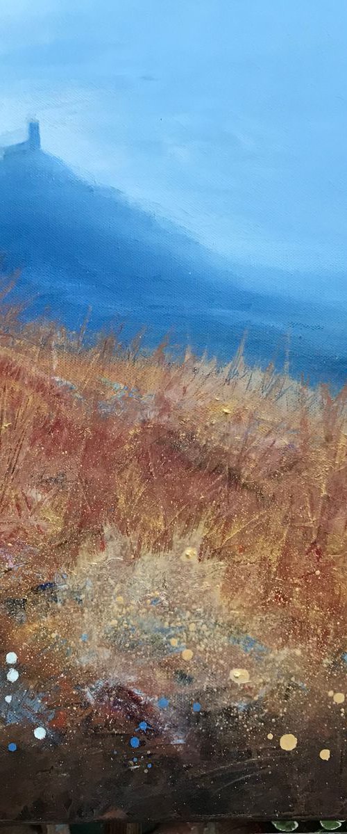 Autumn at Brentor Church by Laure Bury