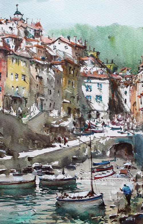 Cinque Terre II by Maximo Damico