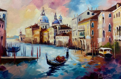 Pink melody of Venice by Elvira Sultanova