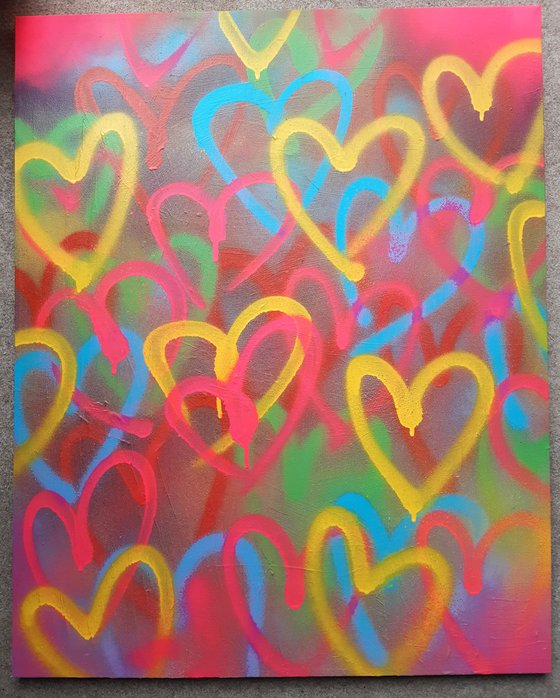 Graffiti Hearts