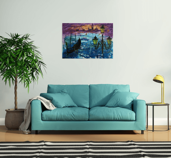 In a dream and in reality... Venice I /  ORIGINAL PAINTING