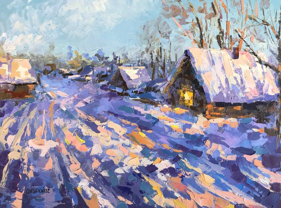 "Winter evening..."