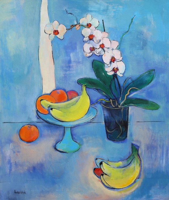 Orchid and Fruits