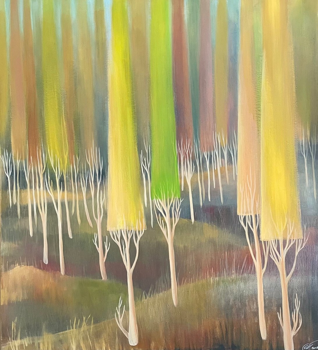 Autumn Equinox By Oksana Vasylyeva, 39 X 43, Artwork For Sale On Artfinder