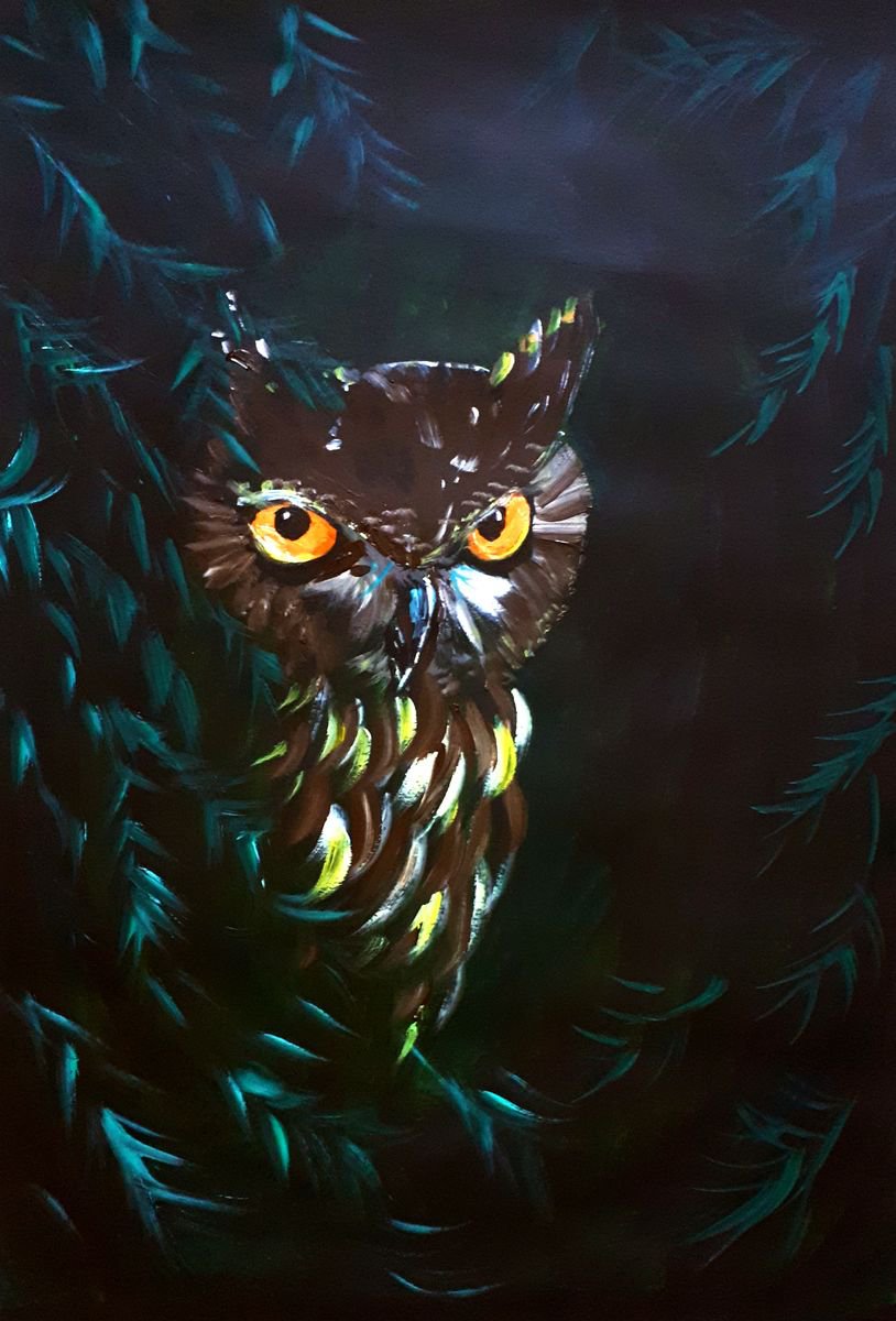 Mr.Owl by Marily Valkijainen