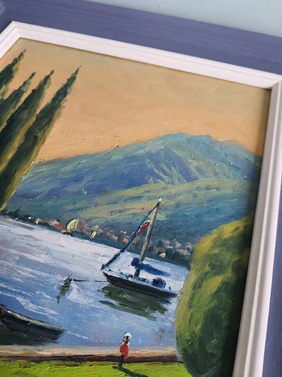 Vie of Lake Garda, Italy