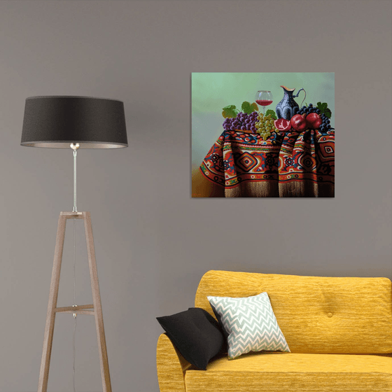 Still Life with Armenian Carpet