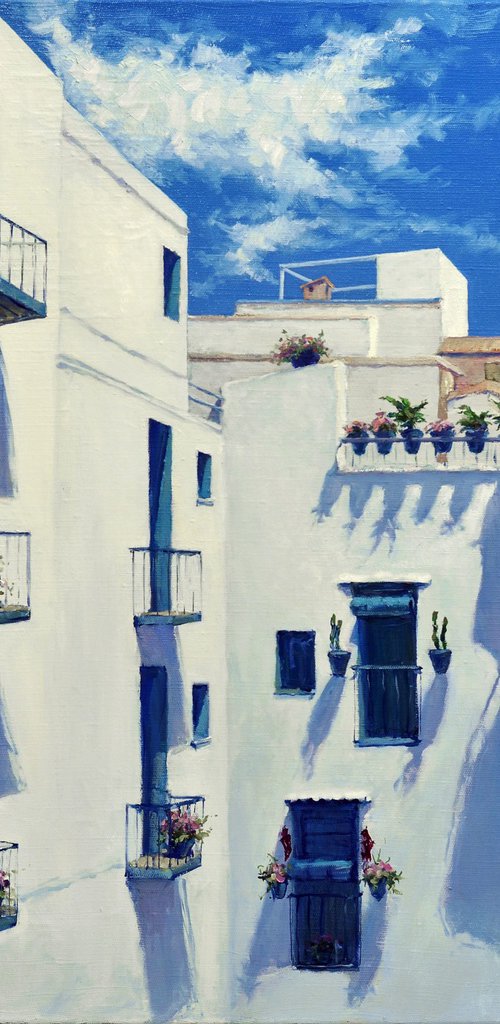 Sunny Day in Peniscola by Oleg Kateryniuk