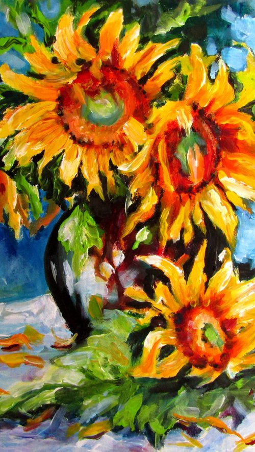 Sunflowers by Kovács Anna Brigitta