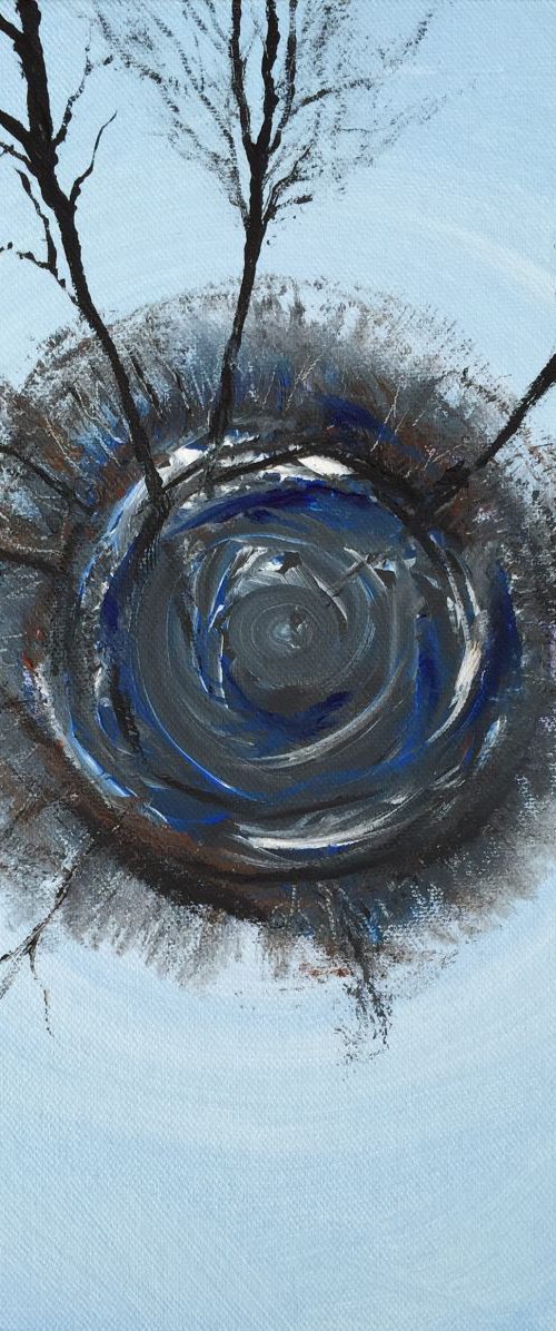Tiny Planet "8 trees and a snow" by Tihomir Cirkvencic