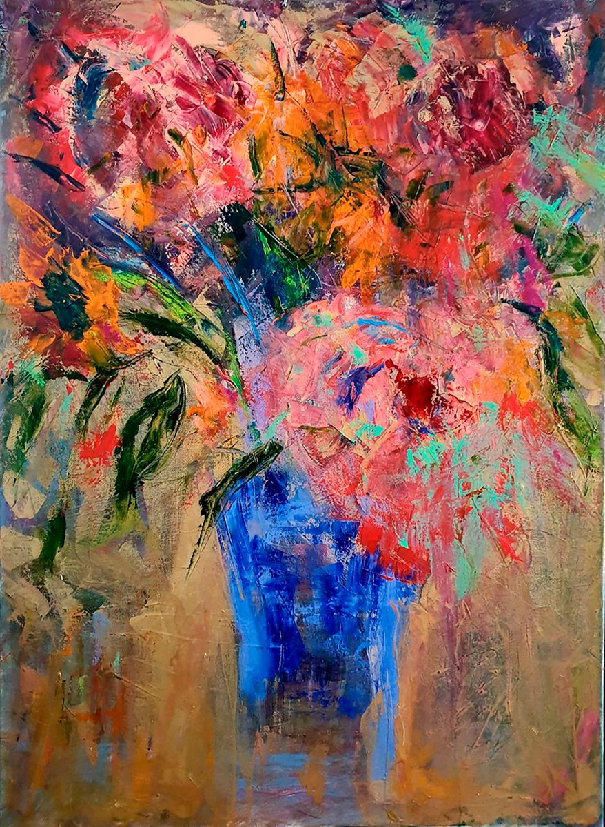 Spring Bouquet By Leo Baxiner, 24 X 31, Artwork For Sale On Artfinder