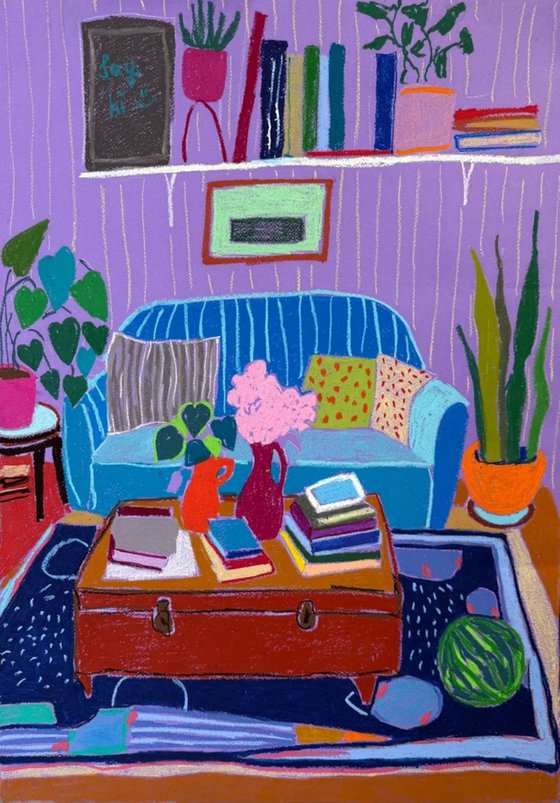 Purple Living Room Dream