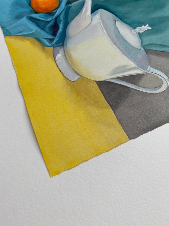Still life with teapot