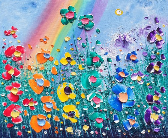 "Our Rainbow Flowers in Love"