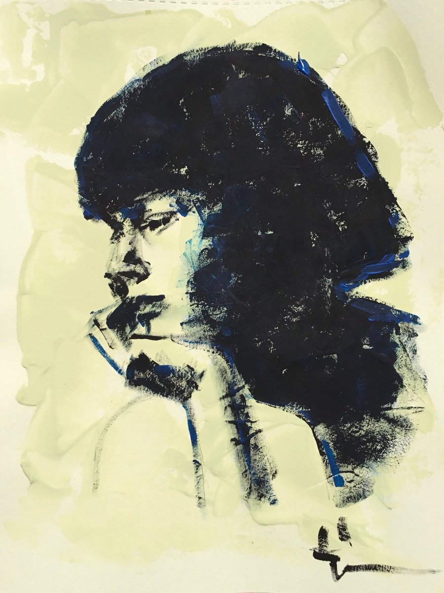 Sulky By Dominique Deve, 8 X 11, Artwork For Sale On Artfinder