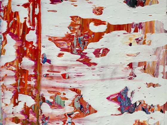 Way Back Into Love  - XL LARGE,  ABSTRACT ART – EXPRESSIONS OF ENERGY AND LIGHT. READY TO HANG!