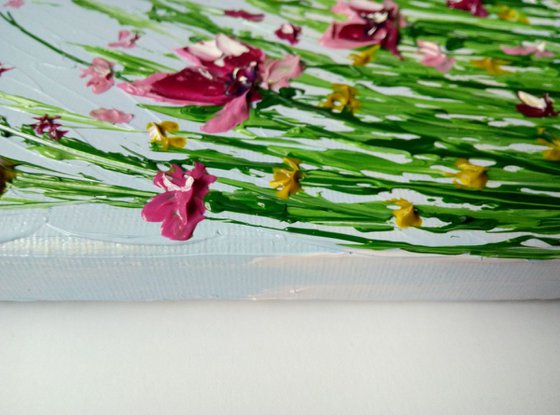 Whisper Of Flowers - Set Of 3 paintings