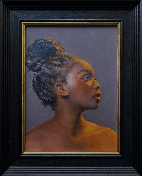 Young Black Woman.