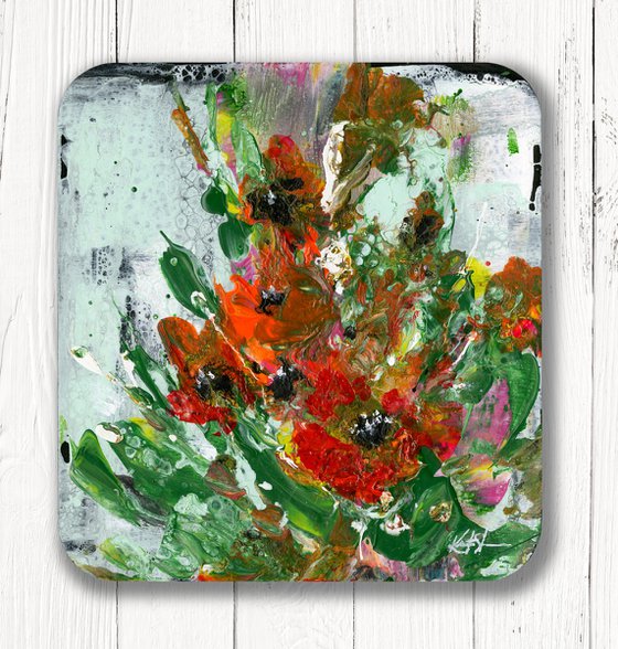 Floral Joy 38 - Abstract Painting by Kathy Morton Stanion