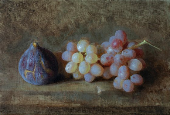 a fig and grape