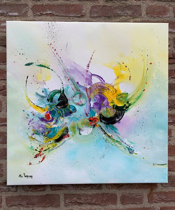 "Macho Sweety II “  abstract Painting -60x60cm