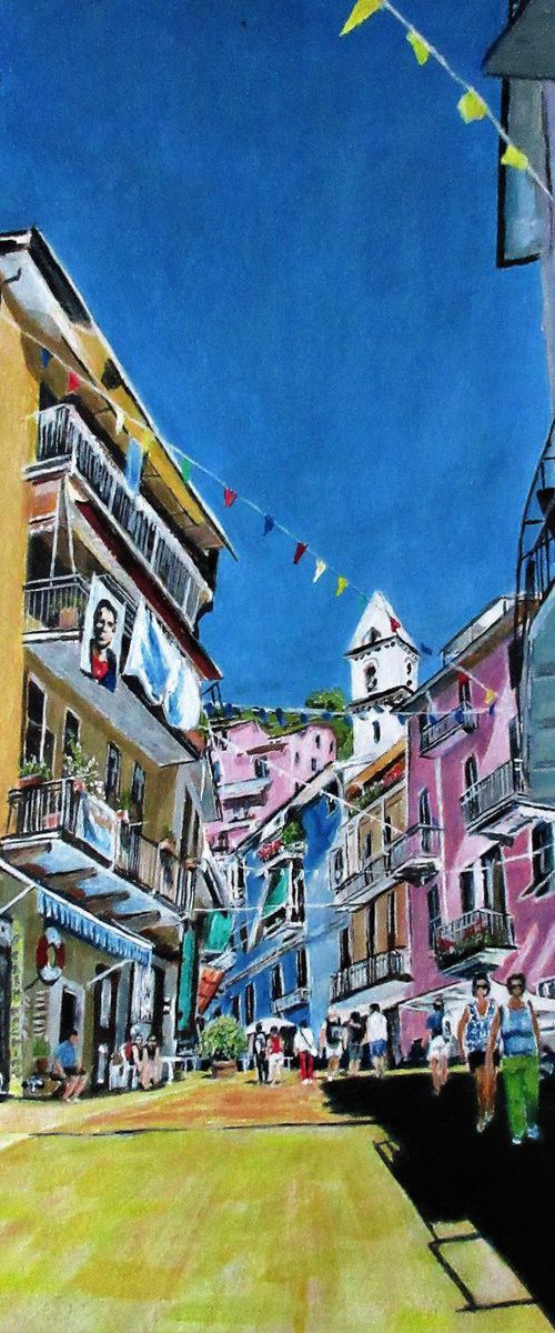 Manarola Street by Max Aitken