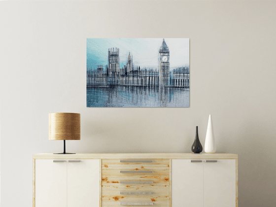 London - Houses Of Parliament In Morning Light