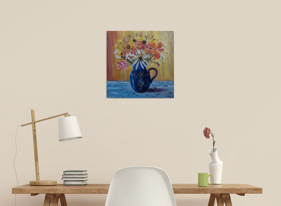 Blue vase