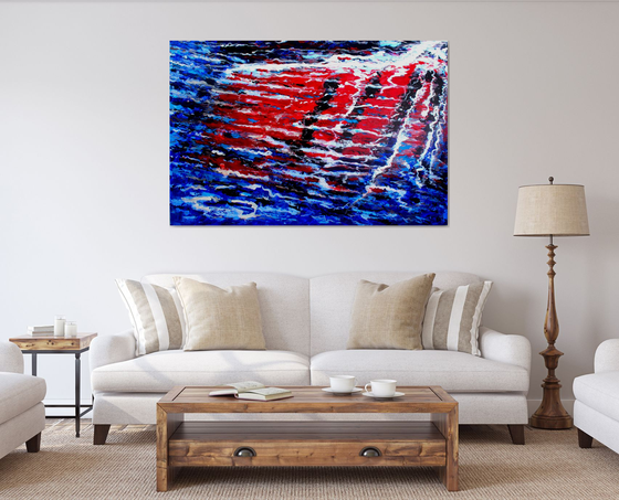 Ebb and Flow I ( Extra Large- 150 cm x 100 cm )