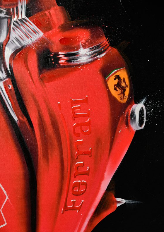 Giclee (Print) of The Heart of the Scuderia Ferrari