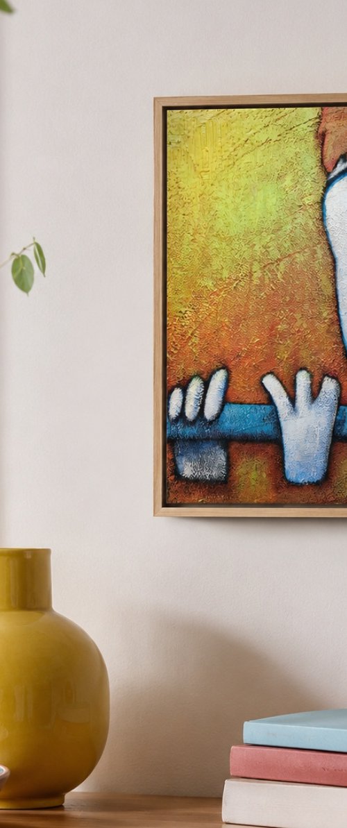 Fluit Musiek XIII (30cm x 40cm x 1.6) by Zhana Viel