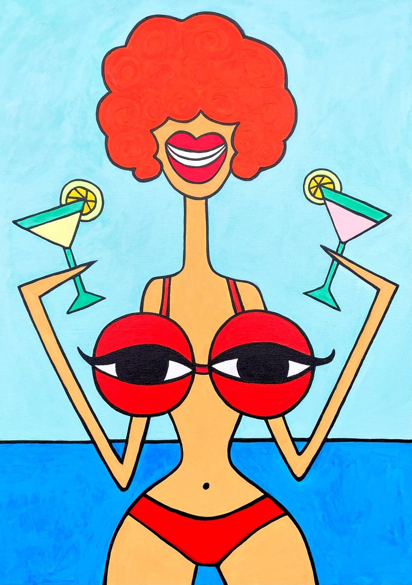 My tits love beach parties by Ann Zhuleva