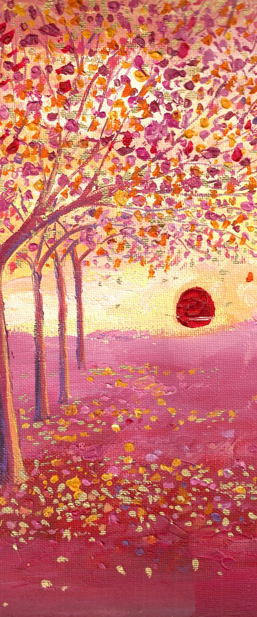 Autumn Trees by Mary Stubberfield