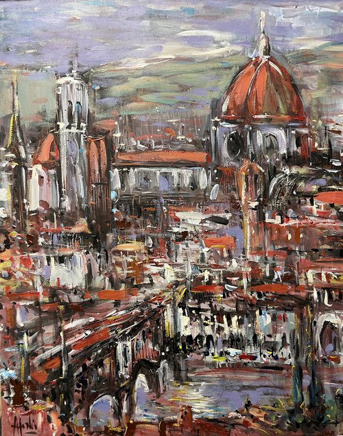 Firenze Abstract Florence by Altin Furxhi