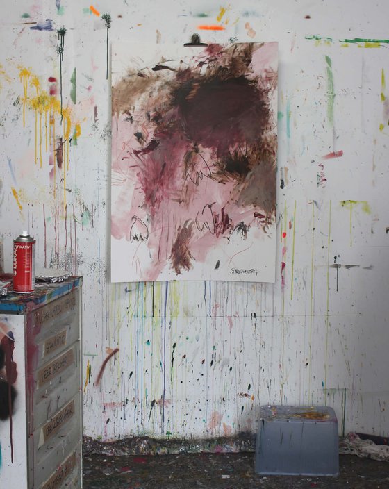 She Paints Outside the Lines No. 10