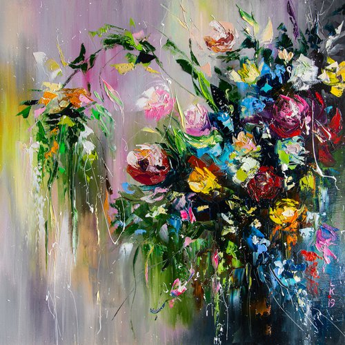 BOUQUET OF WILD FLOWERS by Liubov Kuptsova