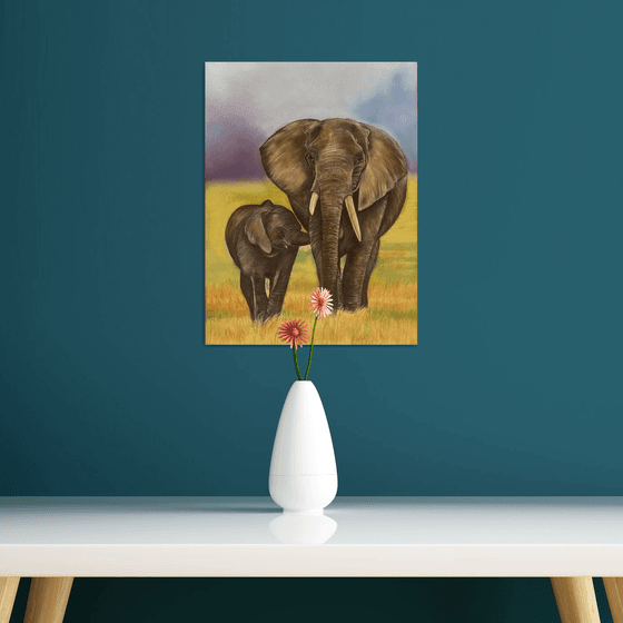 African elephants