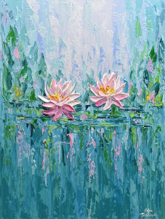 Pink Water lilies