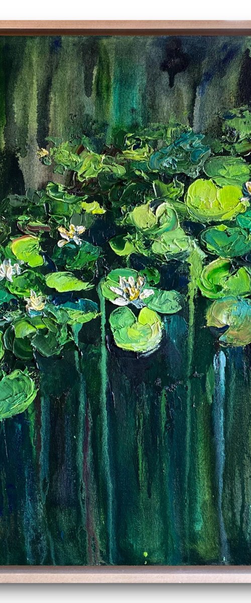 Water Lily Harmony by Mily Art
