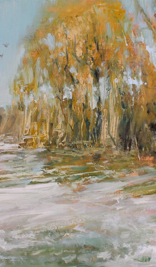 The park in golden age by Henadzy Havartsou