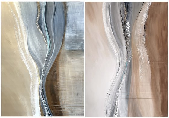 Diptych Flowing Continuum