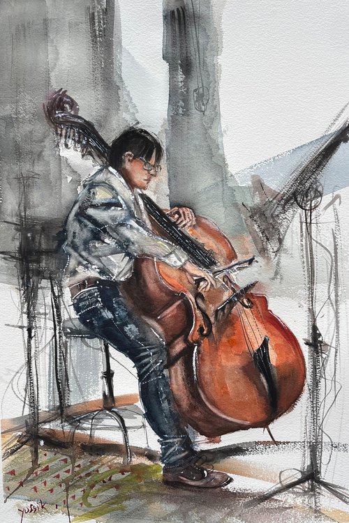 a solo concert by Yossi Kotler