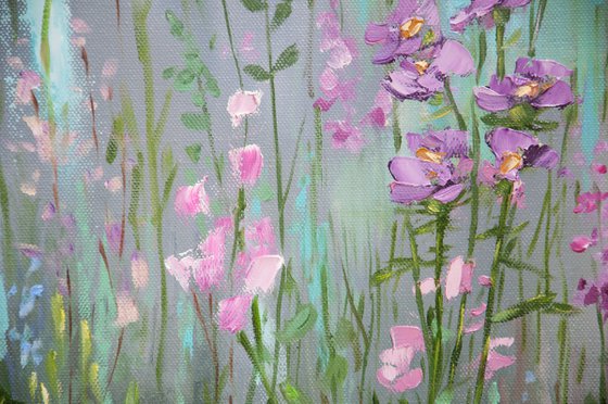 Garden flowers.