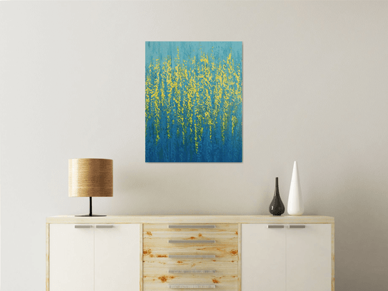 Yellow and Blues - Color Field