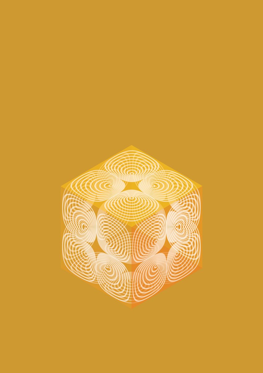 Graphic Cityscapes Giclee Print By David Gill, 12 X 17, Iso Leaf 3, Original Artwork